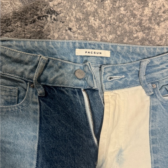 PacSun Pants - PacSun Contrast Blue Denim Jeans